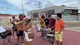 Cabelo de fogo - maestro Nunes - ensaio aberto na praia da Redinha Natal/RN