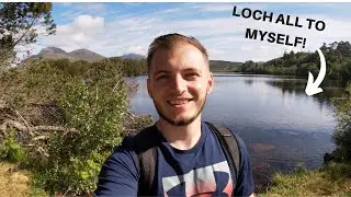 Van Camping Next To My Own Private Lake NC500