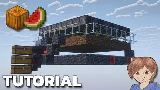 Easy Melon and Pumpkin Farm - Minecraft Tutorial
