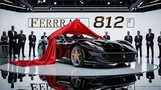 Ferrari 812 Superfast Revealed 😱 | Black Beast V12 Power in Luxury Showroom | Ferrari 812 Superfast