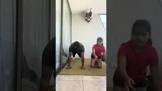 Day 13 / 5-Minute Father & Daughter Morning Workout | Strong & Powerful Shoulders!
