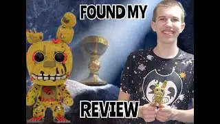 FUNKO SPRINGTRAP FIVE NIGHTS AT FREDDY'S GAMESTOP EXCLUSIVE GRAIL FOUND FIGURE REVIEW