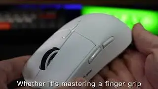 Mouse ATTACK SHARK X6, conex&atilde;o Bluetooth trimodo PAW3395, base d