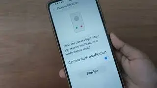 How to turn off camera flash notification on samsung galaxy Ao3 core