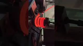 Hot coiling of custom large diameter spring