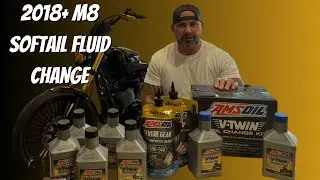 2018+ M8  Softail Service: Engine, Primary & Trans Fluid Change!