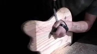 Jazzmaster Body Carve, Belly and Forearm Cut (Time Lapse)