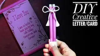 How To Make A Creative Card | Letter Folding Origami | How To Make A Letter | @creativeartcontent9627