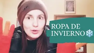 Ropa de invierno. Vocabulario en español.