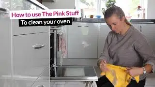 How to Clean Your Oven Door with The Pink Stuff Miracle Cleaning Paste