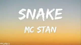 SNAKE RAP WITH LYRICS 😈😱  MC STAN 😈 HINDI RECORDS😈😱