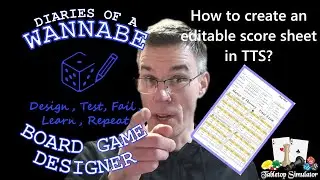 How to create an editable score sheet in TTS?