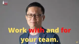 Work with and for your team