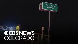 Residents in Pagosa Springs react to flooding San Juan River in southwestern Colorado