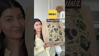 How much I spent on *BlinkIt* / Grocery Haul 🍪🥬🍞 #shorts #blinkithaul