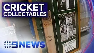 Sir Don Bradman bats on sale to raise money for charity | Nine News Australia