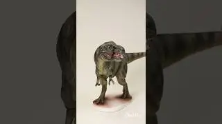 🦖 Fondant Art Tutorial-Edible 3D Dinosaur #fondant #cakedecorating#fondantdesign #cakeideas