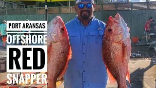 Port Aransas Texas Offshore Fishing 30 hour trip on La Pesca out of Dolphin Dock