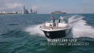 The ONLY Chris-Craft Launch 28 GT ever built with Mercury 450 R! (561) 285-1212