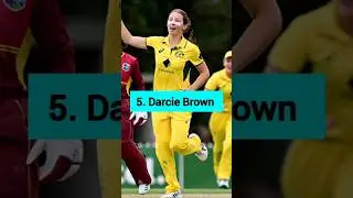 Top 10 most Dengurous women bowlers in 2025 #shortsvideo #cricket2025 #internationalcricket #starckt