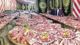 من أكبر واشيك عزومة في مصر  🇪🇬  مش معقول كمية الاكل ودبيح ☝️ 2024 مع الحاج محمود ابو حطب 👌