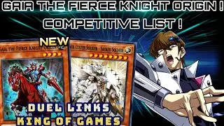GAIA THE FIERCE KNIGHT ORIGIN ! [Yu-Gi-Oh ! Duel Links]
