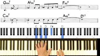 Dolphin Dance - Great Herbie Hancock standard 🎹 Jazz Piano Tutorial ❤
