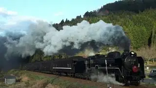 SLやまぐち 津和野稲荷号(D51) 2020 津和野駅→船平山駅  - 本門前踏切前 -