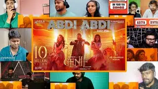 ABDI ABDI video song reactions | ABDI ABDI video song mashups | Ar Rahman | Ravi | kalyani | Krithi🔥