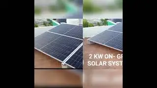 2 kw ON-GRID SOLAR SYSTEM contact : Sirpi Solar Solutions, Thoothukudi. cell : 8608314470