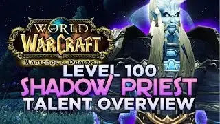 WARLORDS OF DRAENOR (BETA) - LEVEL 100 SHADOW PRIEST TALENT OVERVIEW