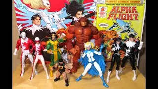 Marvel Legends ALPHA FLIGHT FIGURE BOX SET 6 pack! Amazon Exclusive! Puck Aurora Shaman Snowbird
