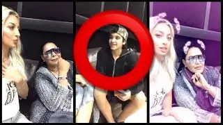 مودل روز تلتقي بالفنانة احلام وابنها فاهد ! شاهد كيف احرجت احلام مودل روز