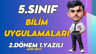 5. Sınıf Bilim Uygulamaları 2. Dönem 1. Yazılı Soruları #2025 (%99 Çıkabilir ❗)