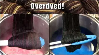 Overdyeing Brown Variegated Yarn with Dip Dyeing - Dyepot Weekly 597