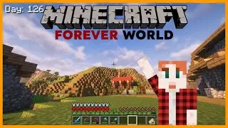 Minecraft forever world Starting to build the ruins in my base