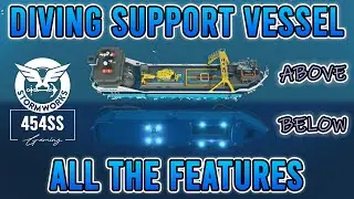 TONS of Features in the NEW Diving Support Ship in Stormworks