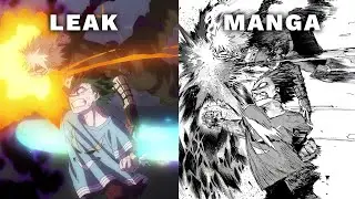 Leak VS Manga - My Hero Academia Final Season Episode 8