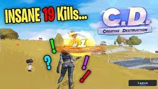 INSANE 19 KILL CREATIVE DESTRUCTION WIN 😈 (Creative Destruction Gameplay)
