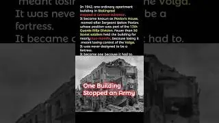 ONE BUILDING STOPPED AN ARMY | PAVLOV&rsquo;S HOUSE (WW2)    #shorts