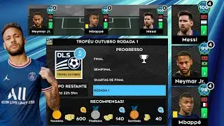Melhor Trio do DLS 22 | Torneio Online com Messi , Neymar e Mbappe Full Upgrade