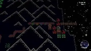 World Map Update - 1 Bit Polychrome Pixel Art