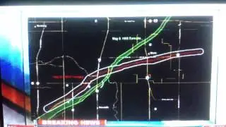 Moore, Oklahoma tornado path comparison