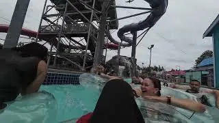 Inside Kango River in WildWaves Theme and Water Park in Federal Way Washington USA 4k