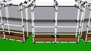 Scaffolding Design 3D suspended modules - by jaztekdesign.com