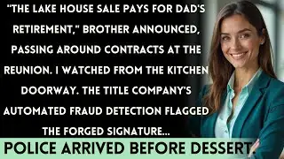 My Brother Tried to Sell My Vacation Home at a Family Reunion — A Fraud Alert Stopped It