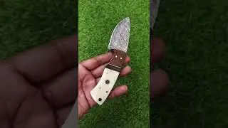 Custom Handmade Skinner Knife, Damascus Hunting Knife, Damascus Fixed Blade Knife, Gift for Men
