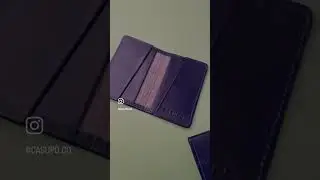 Making leather wallets with reclaimed leather #leathergoods #edc #leatherwallet #menswallet