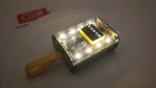 DIY 3*18650 Power Bank Cases Battery Storage Box Night Light