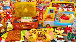 21Min Satisfying with Unboxing Anpanman Kitchen Cooking set（Food Truck /Takoyaki）ASMRIReview Toys
